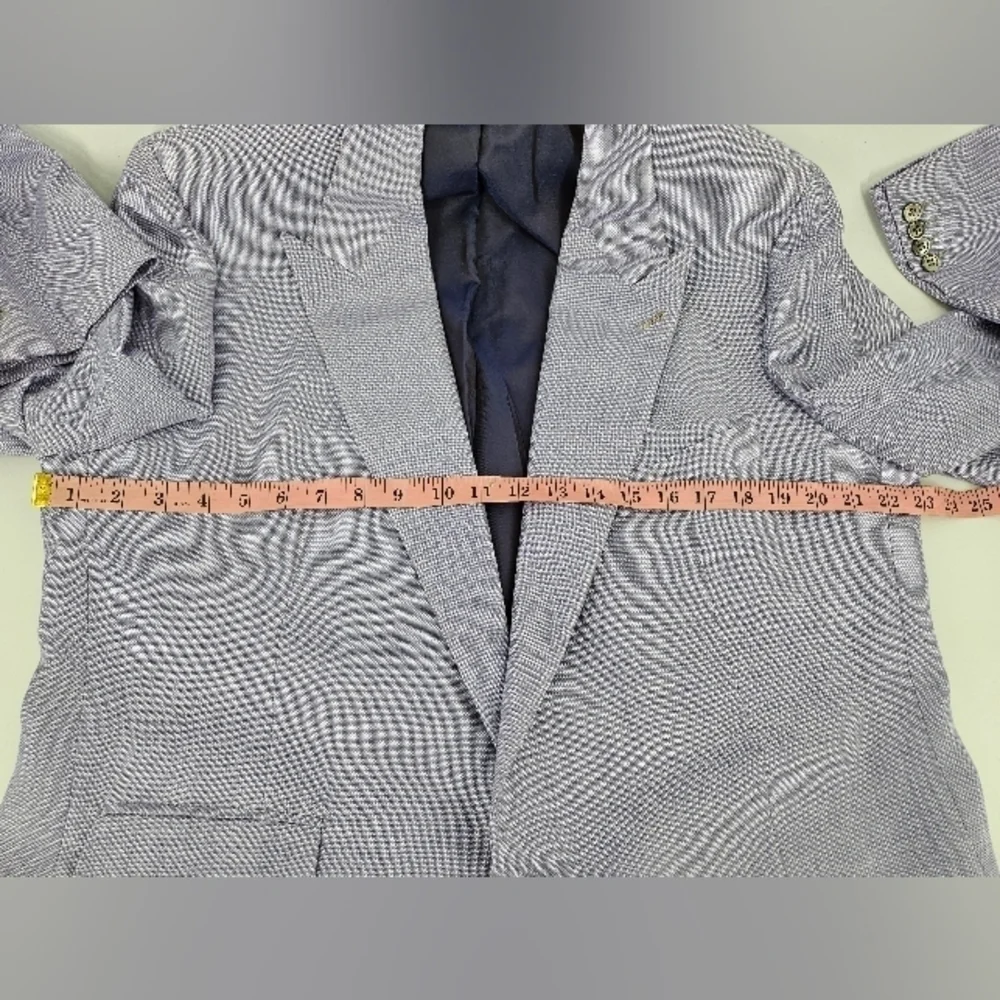 Joseph Scafidi Light PURPLE Bespoke Suit Jacket Blazer Sports Coat sz 44 L
